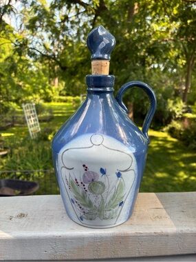 Buchan Stoneware Thistle Carafe Jug Made in Scotland